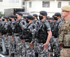 Batalhão de Polícia de Choque encaminha sete pessoas e apreende arma na primeira operação feita na Capital e RMC