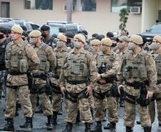 Batalhão de Polícia de Choque encaminha sete pessoas e apreende arma na primeira operação feita na Capital e RMC