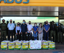 Com o Desafio virtual Guardiões da Fronteira, BPFRON arrecada 3,6 toneladas de alimentos para famílias e entidades