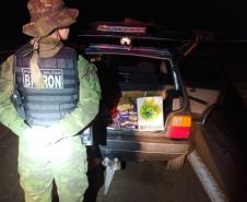 No âmbito da Operação Hórus, PM apreende mais de 100 quilos de maconha e encaminha suspeito, em São Miguel do Iguaçu (PR)