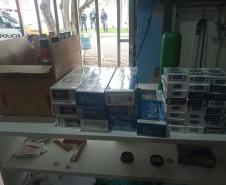 AIFU apreende cigarros e 16 máquinas caça-níqueis em Curitiba