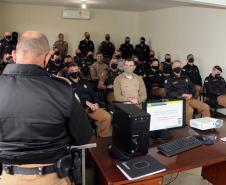 Em União da Vitória, Comandante-Geral conversa com praças e oficiais e recebe prefeitos no 27° Batalhão