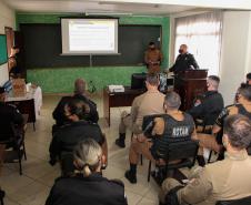 Em União da Vitória, Comandante-Geral conversa com praças e oficiais e recebe prefeitos no 27° Batalhão