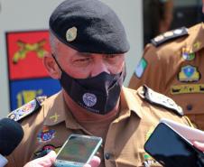 Em União da Vitória, Comandante-Geral conversa com praças e oficiais e recebe prefeitos no 27° Batalhão