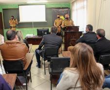 Em União da Vitória, Comandante-Geral conversa com praças e oficiais e recebe prefeitos no 27° Batalhão