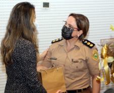 Primeira-dama do Estado do Paraná recebe Alto-Comando da Polícia Militar em Curitiba (PR)