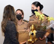 Primeira-dama do Estado do Paraná recebe Alto-Comando da Polícia Militar em Curitiba (PR)
