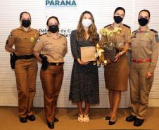 Primeira-dama do Estado do Paraná recebe Alto-Comando da Polícia Militar em Curitiba (PR)