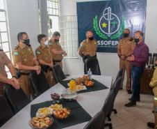 Alto-Comando da PMPR faz visita de cortesia à Presidente da ASSOFEPAR