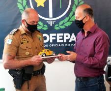 Alto-Comando da PMPR faz visita de cortesia à Presidente da ASSOFEPAR