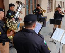Polícia Militar cultua Dia do Veterano e inaugura espaço no Quartel do Comando-Geral, em Curitiba