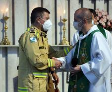 Missa de Ação de Graça comemora 109 anos do Corpo de Bombeiros do Paraná