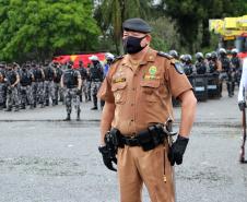 Polícia Militar cultua Dia do Veterano e inaugura espaço no Quartel do Comando-Geral, em Curitiba