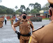 Polícia Militar cultua Dia do Veterano e inaugura espaço no Quartel do Comando-Geral, em Curitiba
