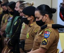 Policiais militares de Curitiba e da Região Metropolitana participam de palestra sobre assédio moral e sexual