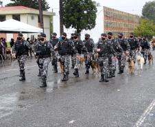 Polícia Militar cultua Dia do Veterano e inaugura espaço no Quartel do Comando-Geral, em Curitiba