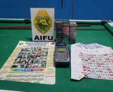 AIFU apreende seis máquinas caça-níquel e do jogo do bicho durante fiscalizações em Curitiba
