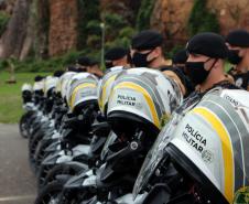 Novas 155 motos BMW são entregues à Polícia Militar