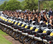 Novas 155 motos BMW são entregues à Polícia Militar