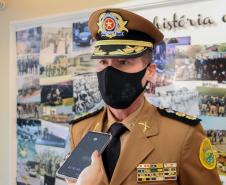 Batalhão de Polícia de Trânsito recebe novo comandante durante solenidade em Curitiba
