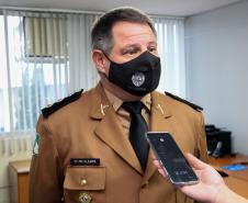 Batalhão de Polícia de Trânsito recebe novo comandante durante solenidade em Curitiba