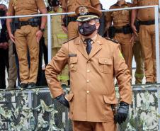 Batalhão de Polícia de Trânsito recebe novo comandante durante solenidade em Curitiba