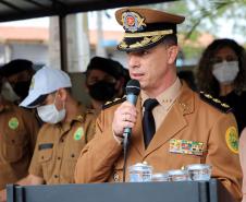 Batalhão de Polícia de Trânsito recebe novo comandante durante solenidade em Curitiba