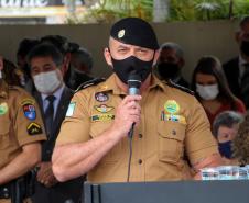 Batalhão de Polícia de Trânsito recebe novo comandante durante solenidade em Curitiba