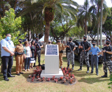 Praça de Imbituva recebe placa com o nome de herói da Polícia Militar que lutou na Guerra do Paraguai