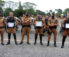 Solenidade em São José dos Pinhais, na RMC, marca a formatura de 34 policiais militares no III Curso de ROCAM
