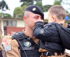Solenidade em São José dos Pinhais, na RMC, marca a formatura de 34 policiais militares no III Curso de ROCAM