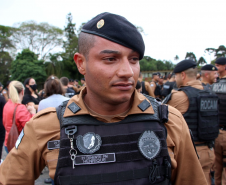 Solenidade em São José dos Pinhais, na RMC, marca a formatura de 34 policiais militares no III Curso de ROCAM