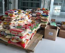 Operação Gol arrecada mais de uma tonelada de alimentos para famílias carentes