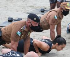 Desafio Cross Games estimula confraternização entre policiais militares e bombeiros nas areias de Caiobá