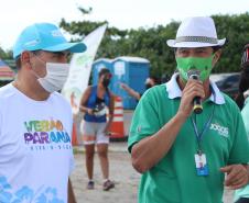Mais de 200 ciclistas de todo Paraná participam junto com a PM de desafio de 27 quilômetros, no litoral