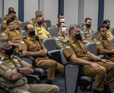 Trabalho de segurança do Porto de Paranaguá pauta aula prática do Curso Superior da PMPR
