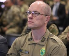 Durante o evento ocorreram homenagens, entrega de certificados e medalhas a policiais que se destacaram ao longo dos anos