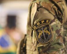 Durante o evento ocorreram homenagens, entrega de certificados e medalhas a policiais que se destacaram ao longo dos anos