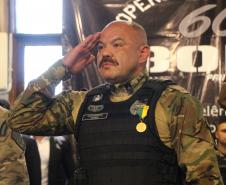 Durante o evento ocorreram homenagens, entrega de certificados e medalhas a policiais que se destacaram ao longo dos anos