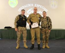 Durante o evento ocorreram homenagens, entrega de certificados e medalhas a policiais que se destacaram ao longo dos anos