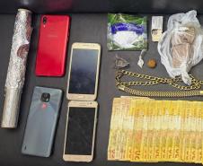 Polícia Militar do Paraná prende homem por tráfico de drogas na região norte do estado