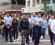 PMPR participa da Caminhada do Jubileu das Forças Armadas e de Segurança Pública
