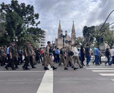 PMPR participa da Caminhada do Jubileu das Forças Armadas e de Segurança Pública