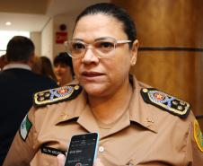 Curitiba, 25 de abril de 2018. Homenagem à Coronel Audilene na ACPComandante Geral Coronel Audilene Rosa de Paula Dias Rocha