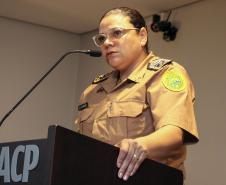 Curitiba, 25 de abril de 2018. Homenagem à Coronel Audilene na ACPComandante Geral da PMPR Coronel Audilene Rosa de Paula Dias Rocha