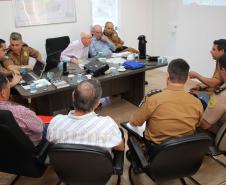 Curitiba, 25 de abril de 2018. Reunião para formalização da Academia de Letras dos Militares