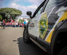 Curitiba, 01 de maio de 2018. Manifestações do Dia do Trabalho