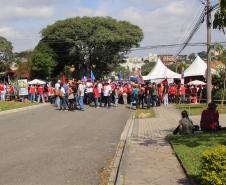 Curitiba, 01 de maio de 2018. Manifestações do Dia do Trabalho
