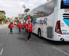 Curitiba, 01 de maio de 2018. Manifestações do Dia do Trabalho