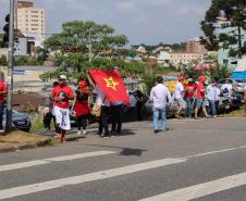 Curitiba, 01 de maio de 2018. Manifestações do Dia do Trabalho